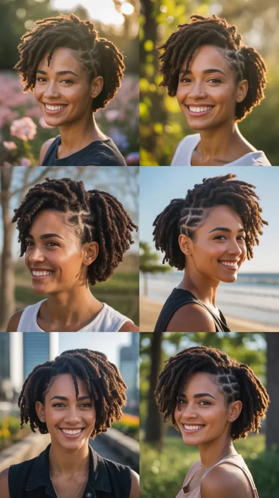 The Curly Top with Tapered Sides