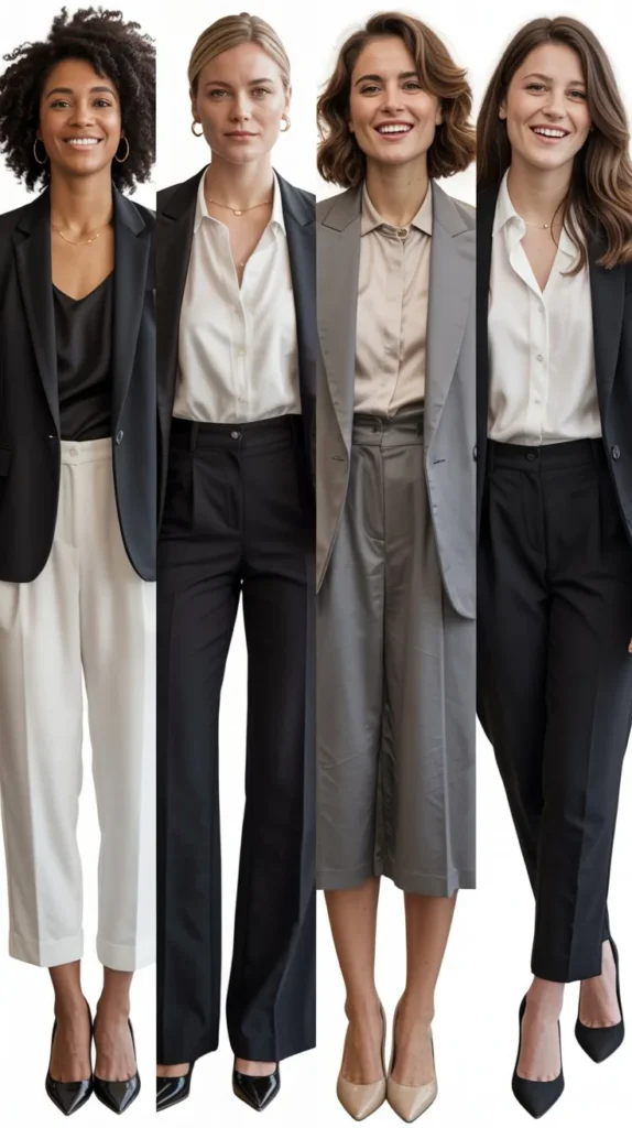 Monochrome Business Casual Outfit