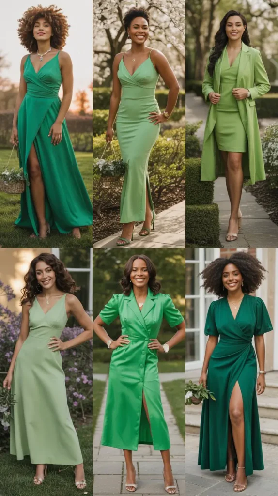 Green Spring Fashion Look