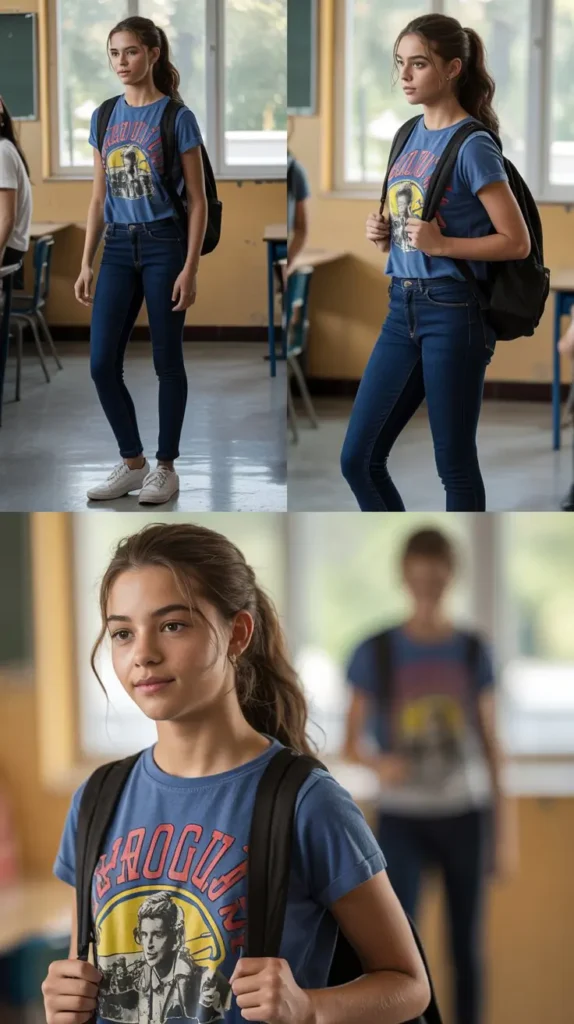 Classic Jeans and Graphic Tee