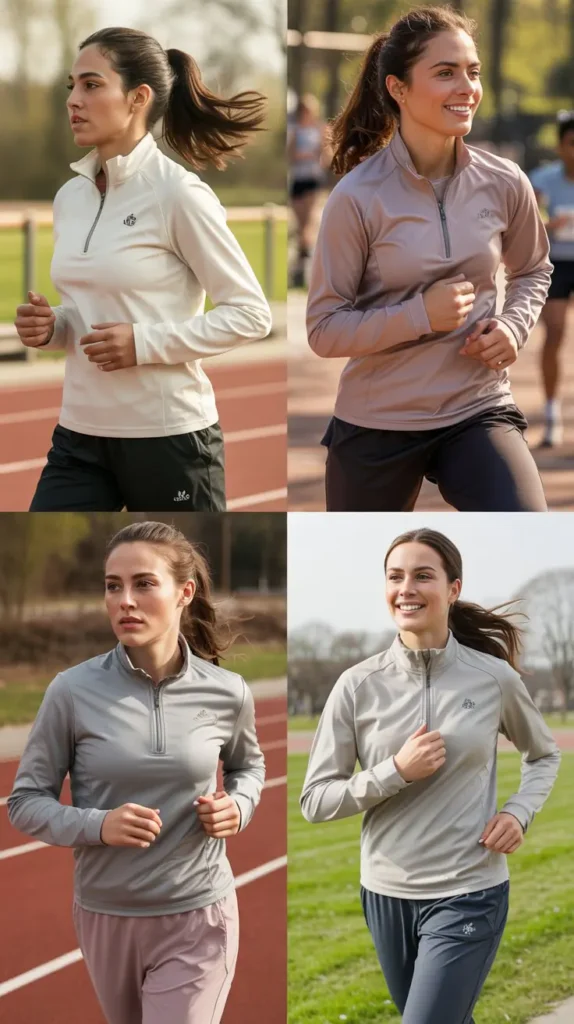 Quarter-Zip Pullover with Joggers