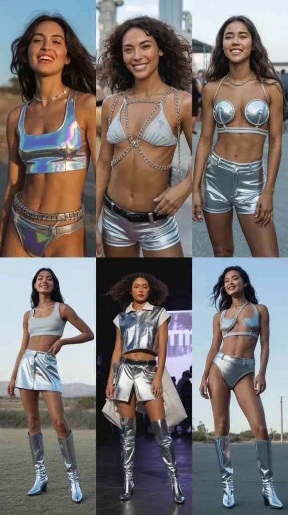  Metallic Festival Fashion