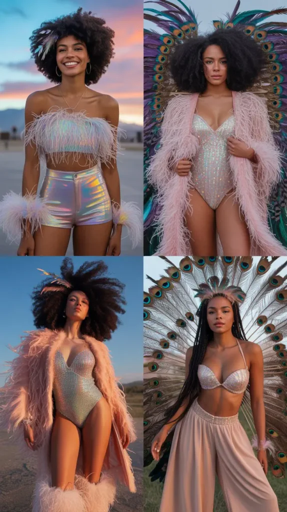Feather Fantasy Look
