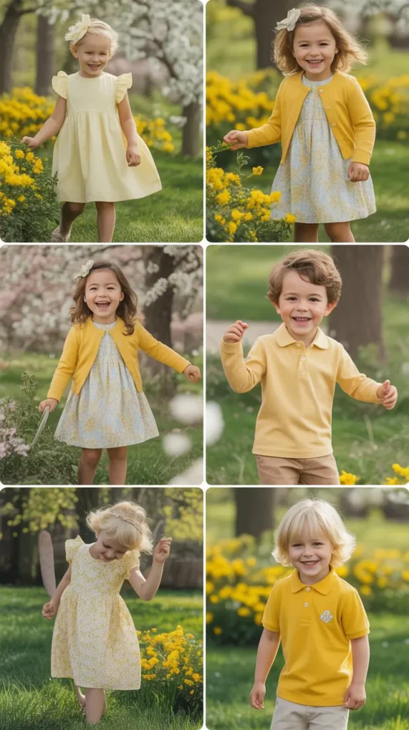 Comfortable Yellow Outfits For Kids