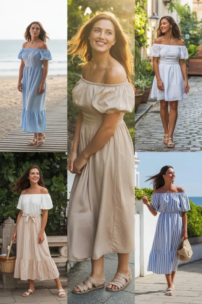 22. Off-Shoulder Summer Dress