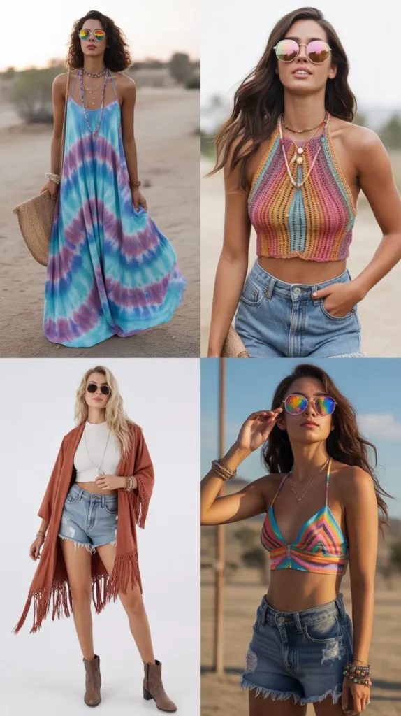 Tie-Dye Boho Festival Outfit