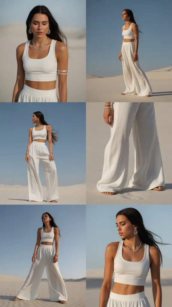 White Monochrome Outfit