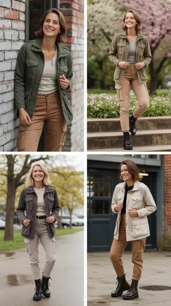 Utility Jacket With Cargo Pants