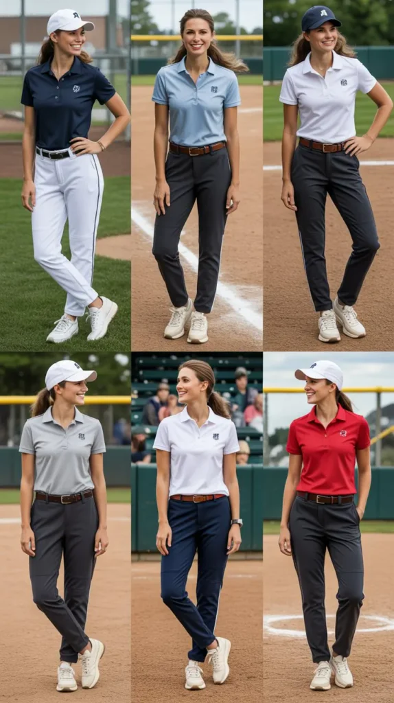 Sporty Chic Polo Shirt Outfit