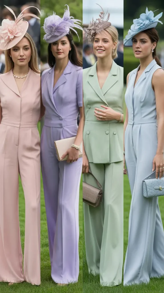 Elegant Pastel Jumpsuit Look