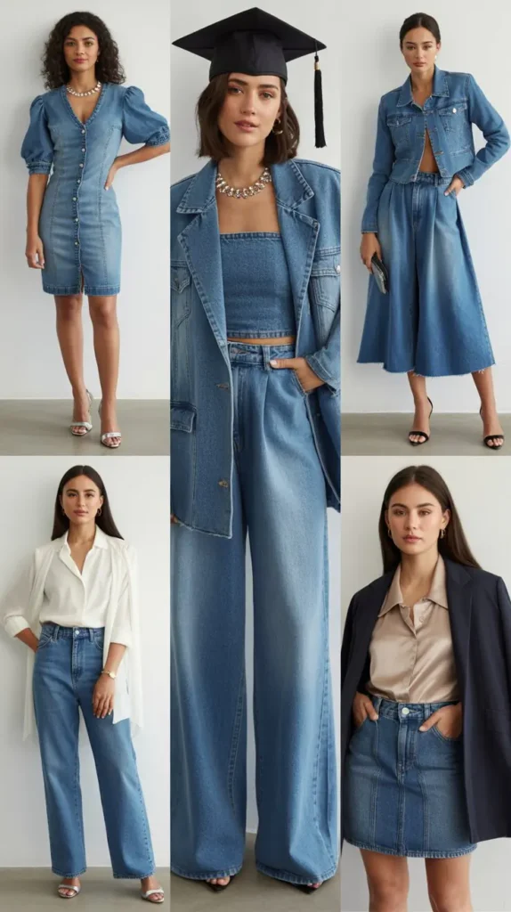 Denim Graduation Dress