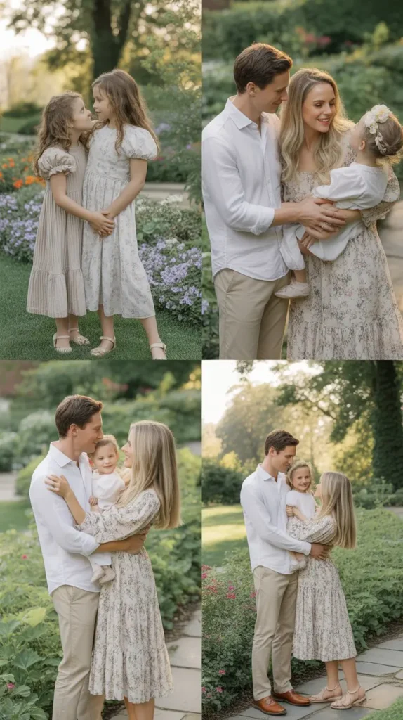 Floral Dresses with Neutral Tones