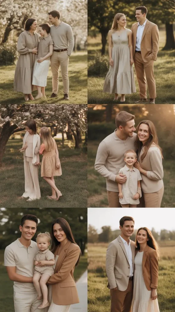 Neutral Beige and Brown Outfit Themes