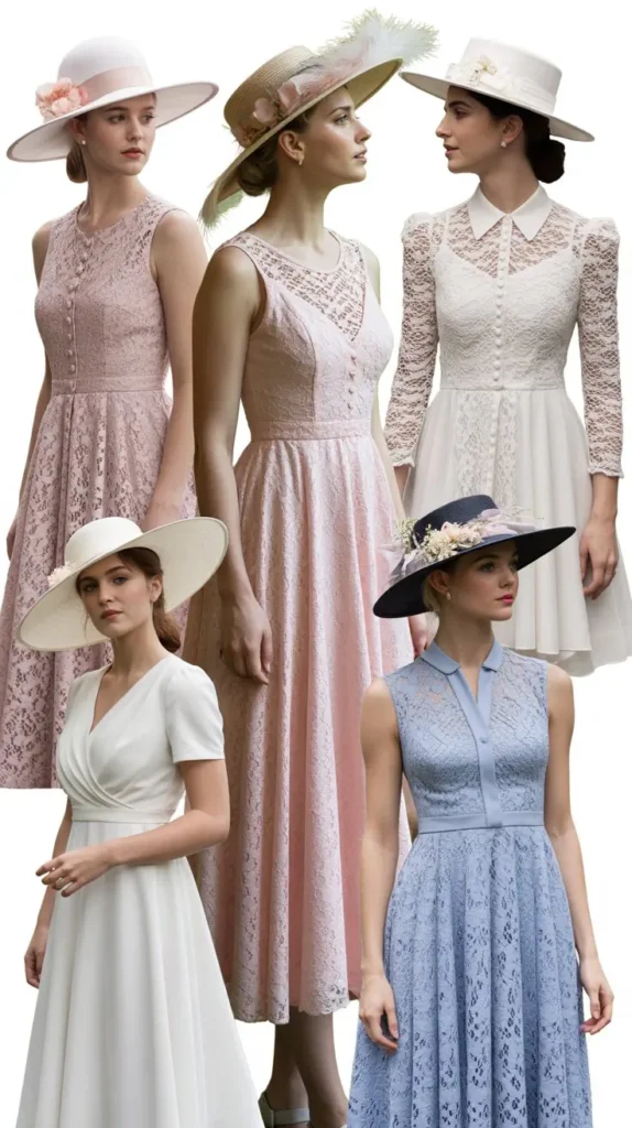 Lace and Feminine Details Look