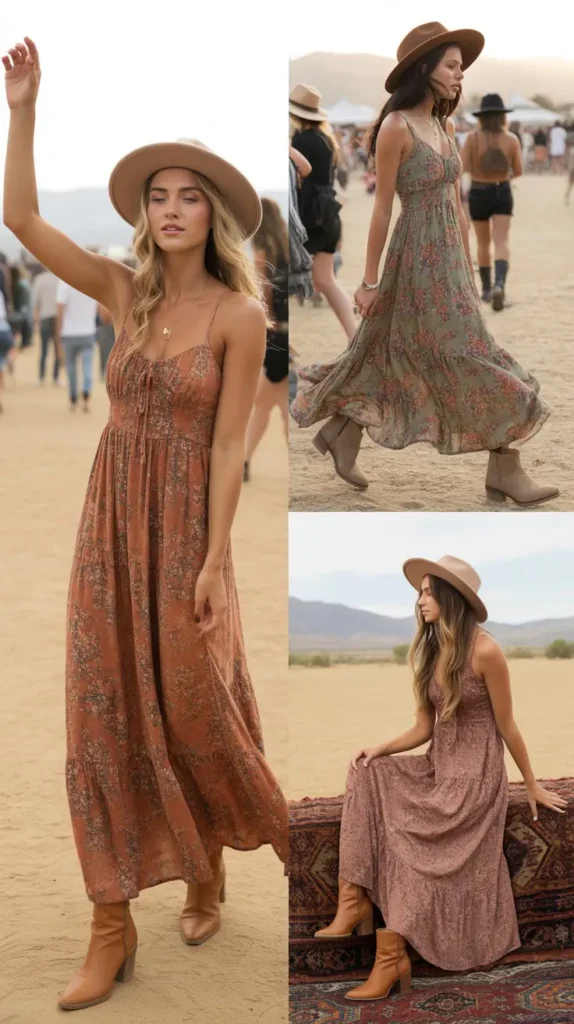 . Boho Chic Maxi Dress