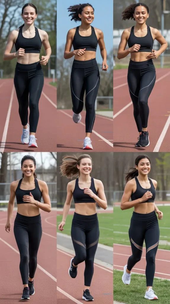 Classic All-Black Athletic Outfit