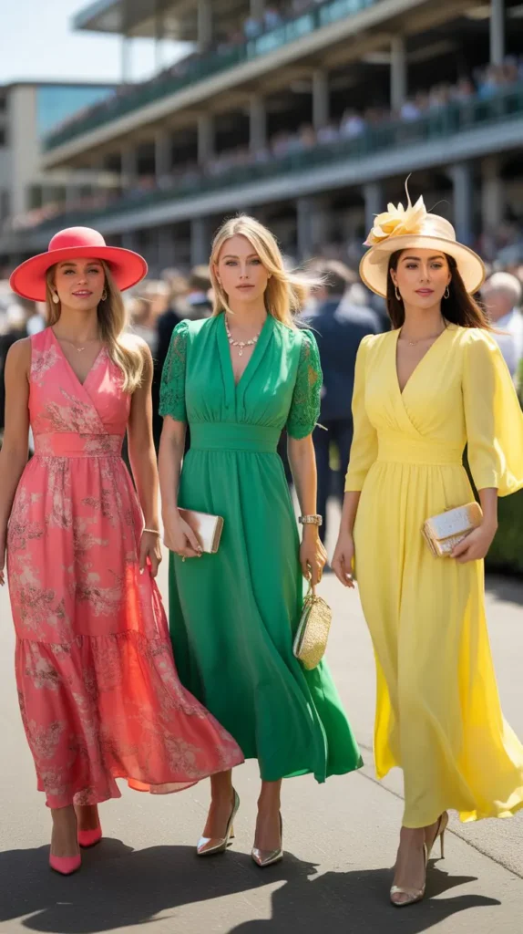 6. Bright Colored Maxi Dress