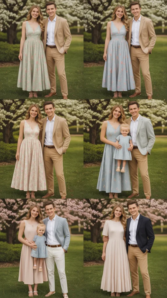 Spring Dresses and Khaki Combinations