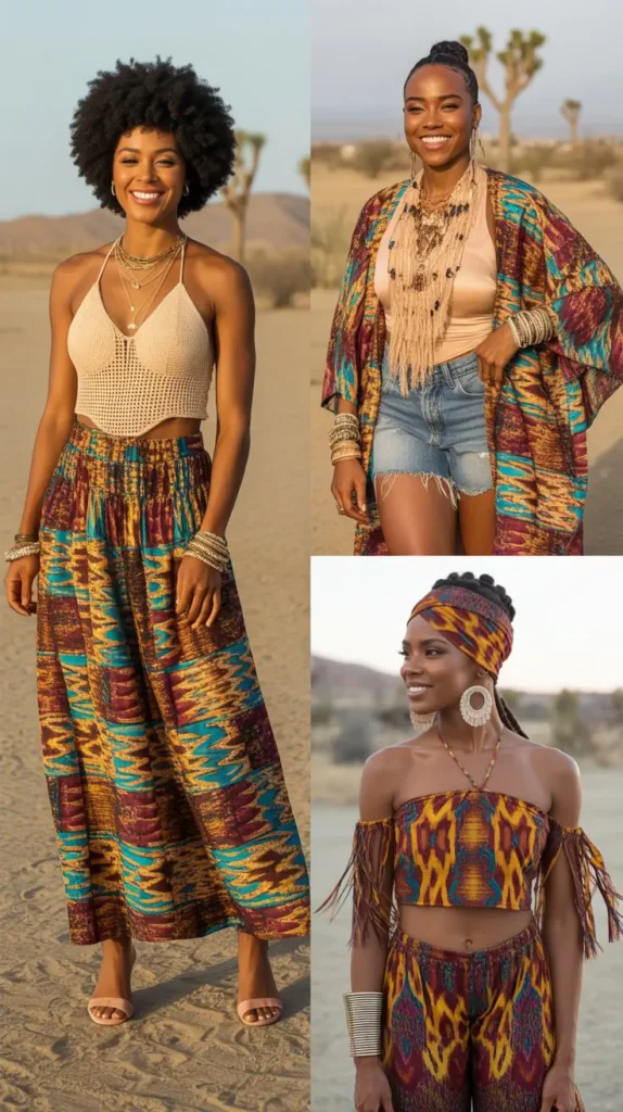 Boho Chic Ankara Fusion