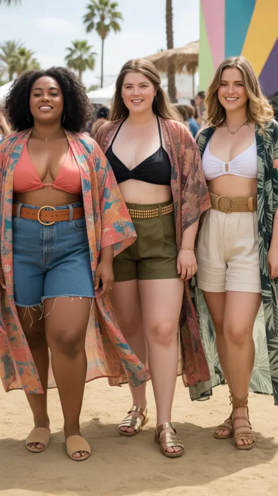 Kimono Over a Bikini or Bralette