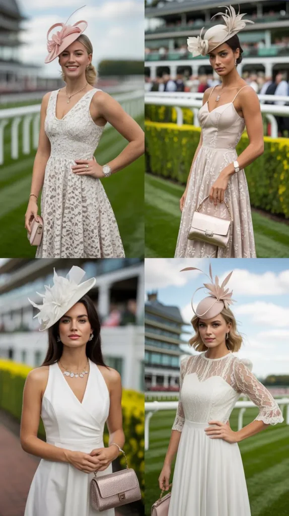 Elegant White Lace Dress