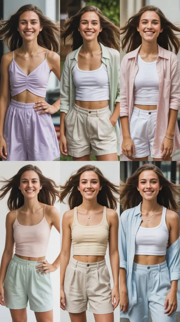 Pastel Color Outfit Combination
