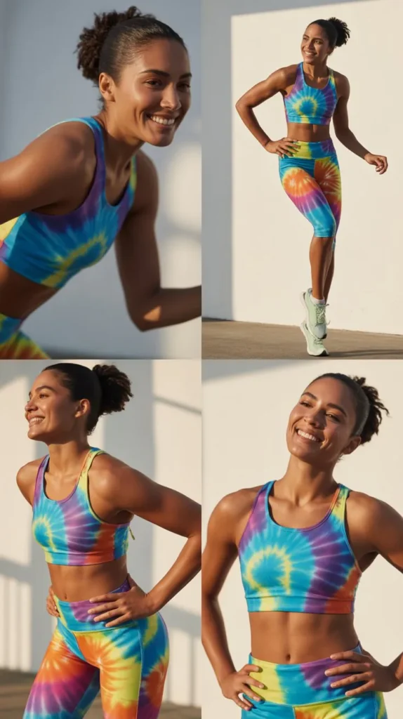  Tie-Dye Athletic Set