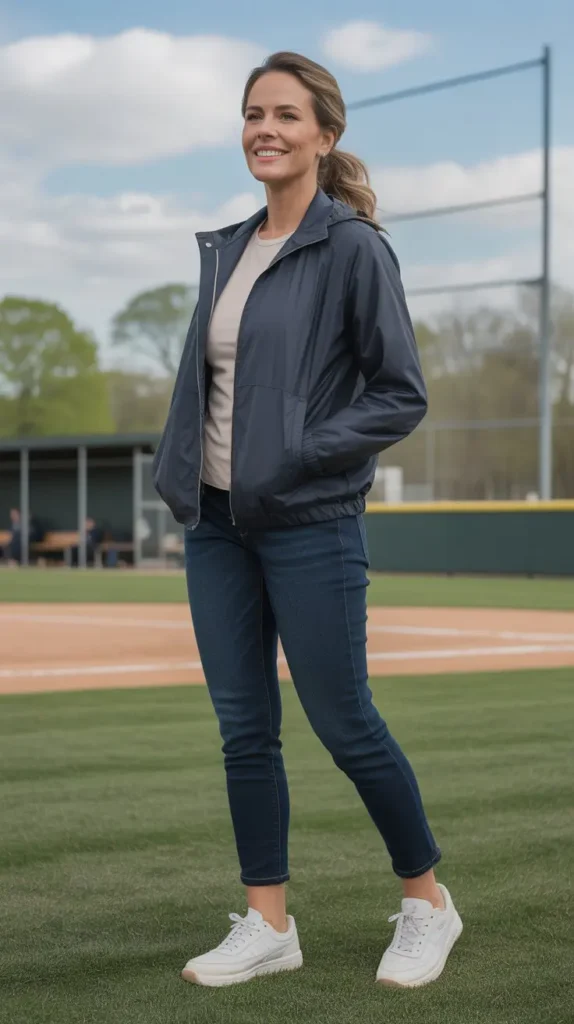 Lightweight Windbreaker & Jeans