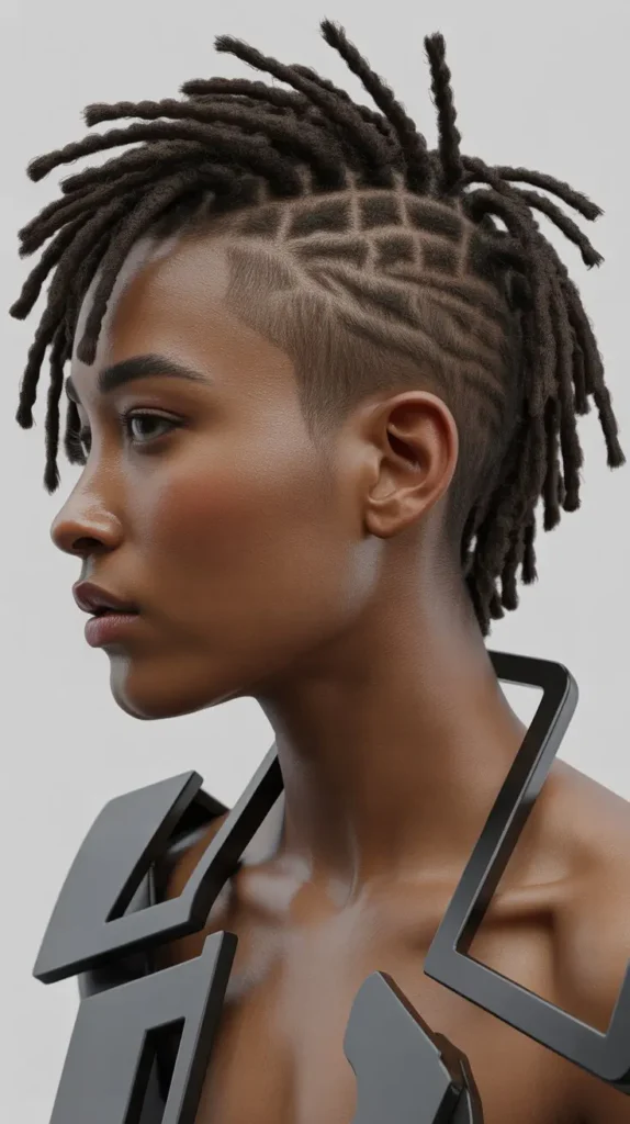  The Side Shave with Loc Top