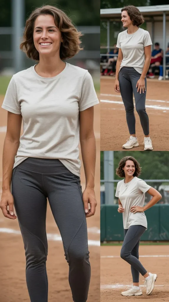 Cotton Tee with Stretch Leggings