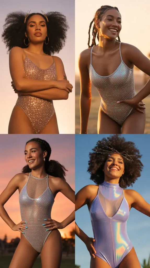 Sparkle Mesh Bodysuit
