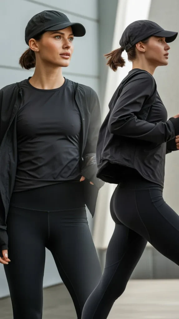 . All-Black Sporty Outfit
