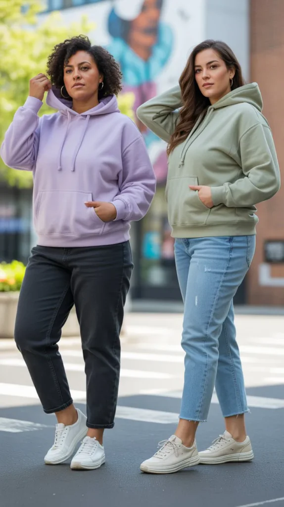  Lightweight Hoodie with Slim Jeans