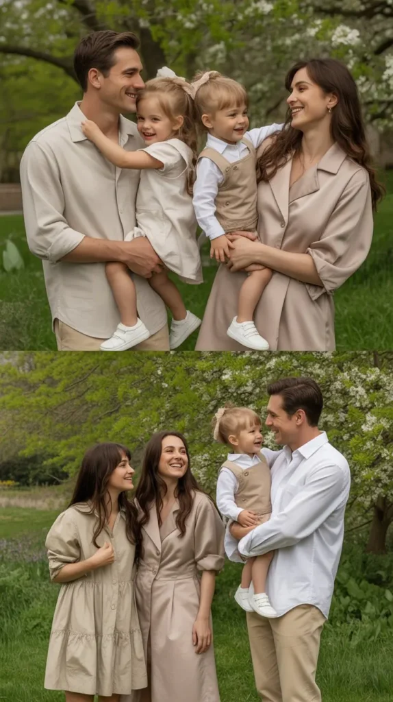 Timeless Neutral Tones for Elegant Family Portraits