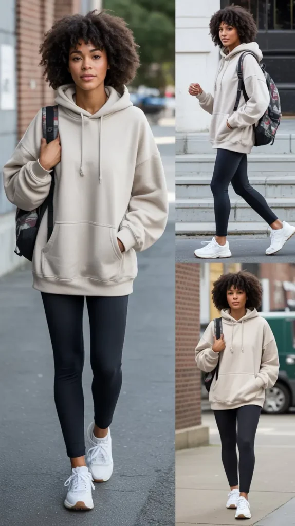 Oversized Hoodie with Leggings