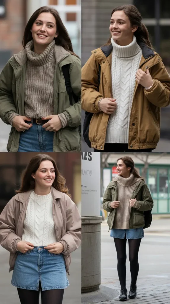 Turtleneck with Jacket