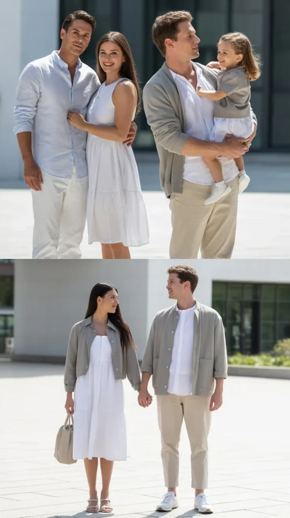 Light Gray and White Family Styling