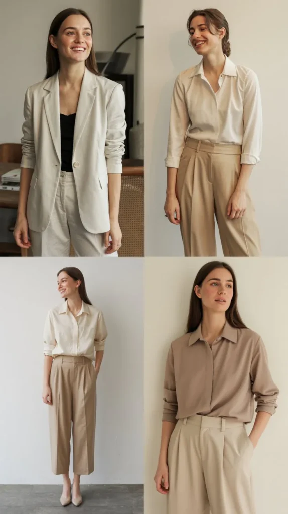 Monochrome Beige Outfit