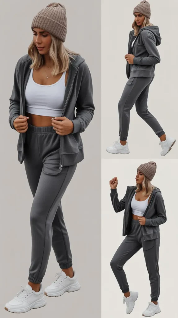 Sporty Tracksuit with Jacket