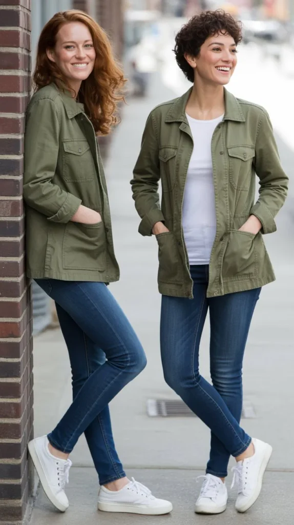 Utility Jacket With Skinny Jeans
