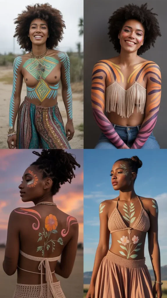 Artistic Painted Outfit