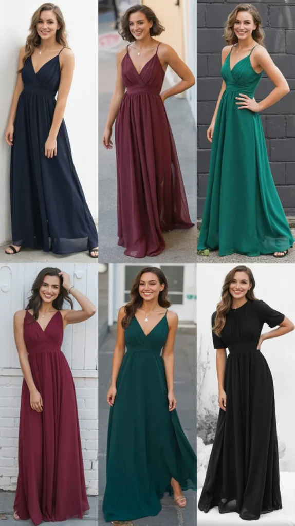 Elegant Maxi Graduation Dress