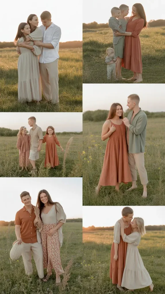 Boho Spring Family Outfits
