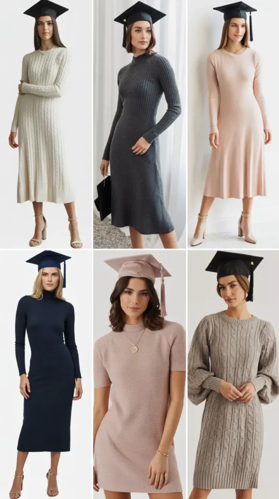 Knit Graduation Dress