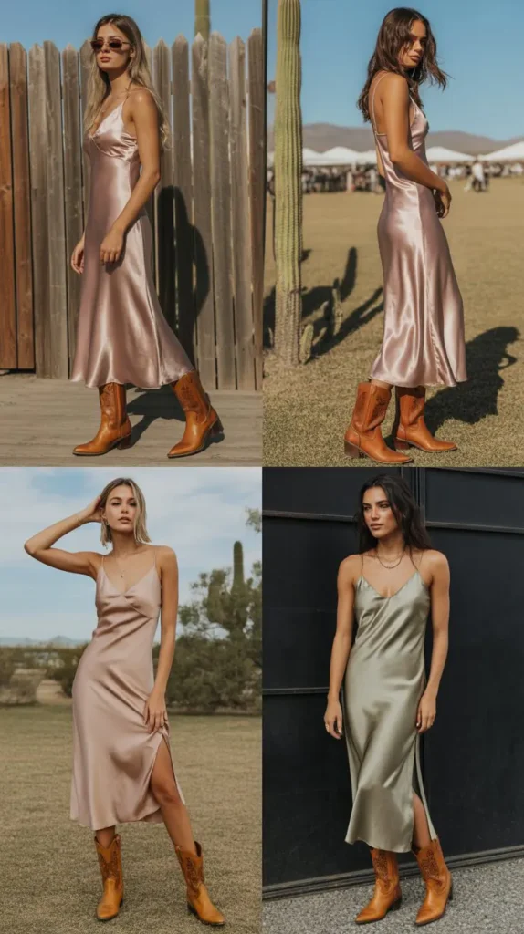  Satin Slip Dress Style