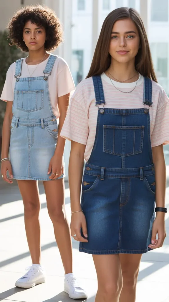 Denim Overall Dress