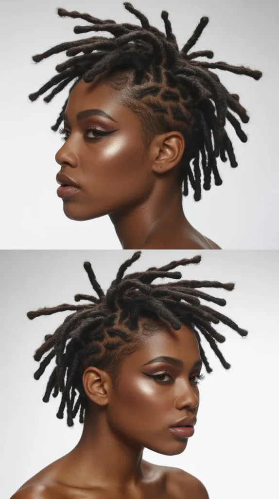 Faux Hawk Loc Style