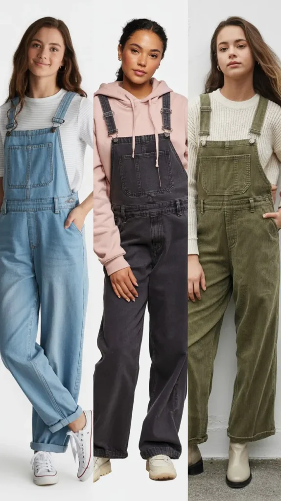 Basic Tee with Overalls