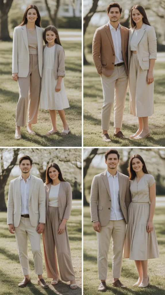 Beige and Cream Minimalist Looks