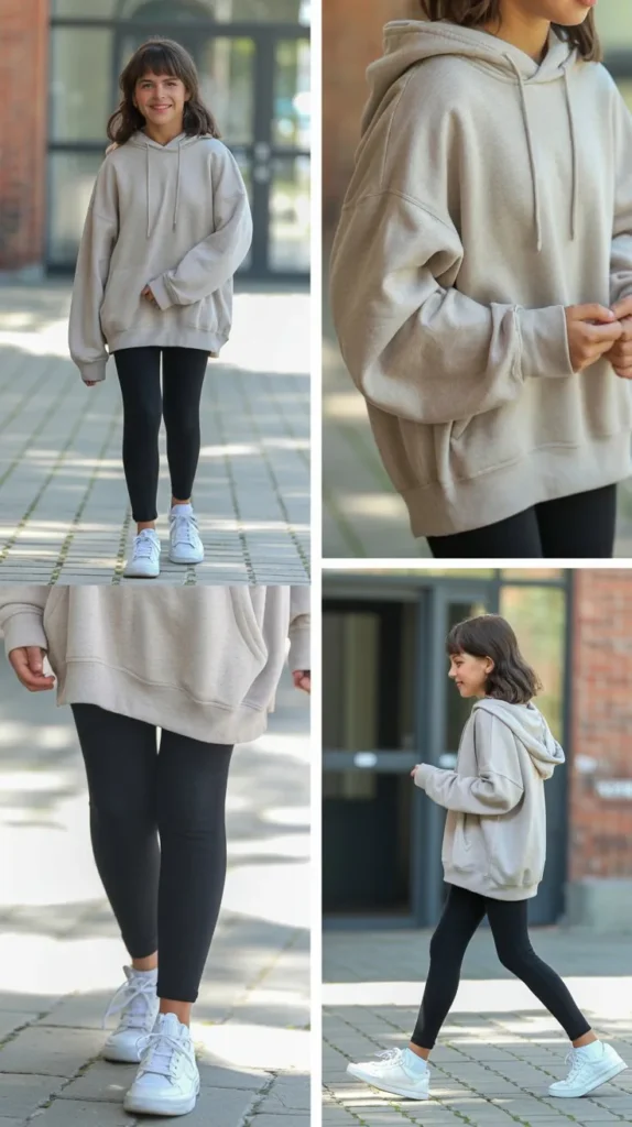 Oversized Hoodie with Leggings